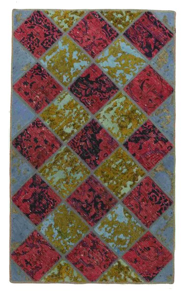 Patchwork Persian Carpet 225x125