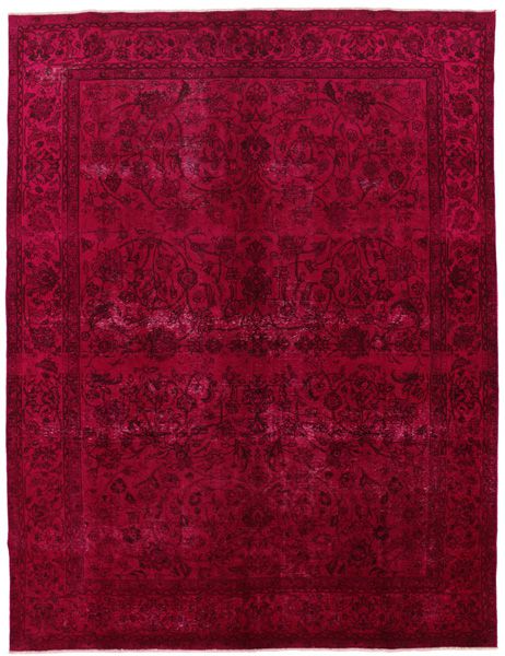 Vintage - Farahan Persian Carpet 380x293