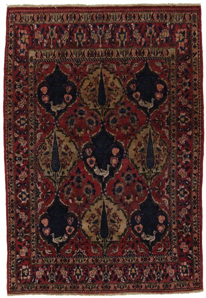 Bakhtiari - old Persian Carpet 235x160