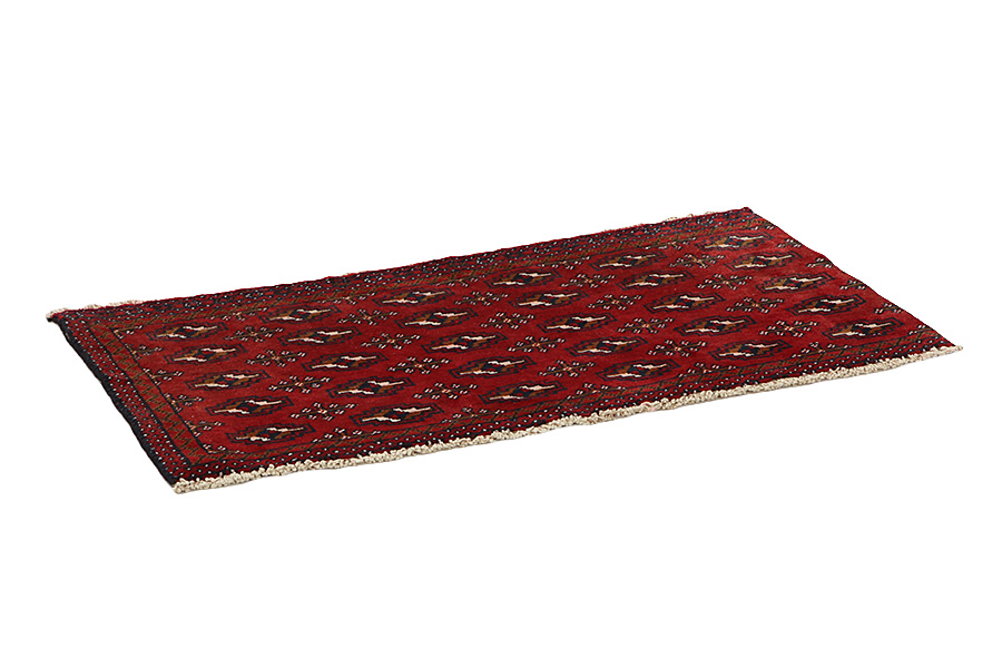Bokhara - Turkaman Persian Carpet 102x56 - Picture 1