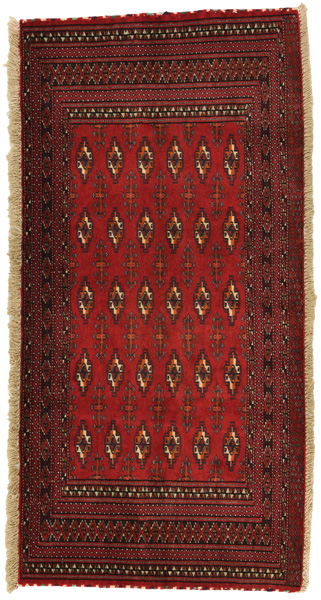 Bokhara - Turkaman Persian Carpet 124x60