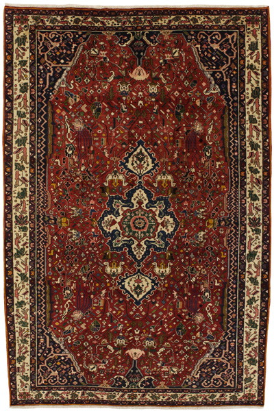 Bakhtiari Persian Carpet 307x200