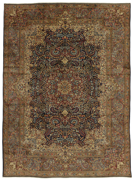 Kerman - Lavar Persian Carpet 398x289