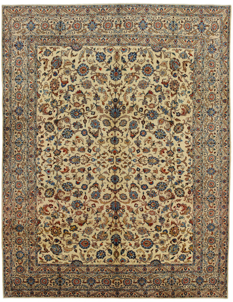 Kashan Persian Carpet 386x298