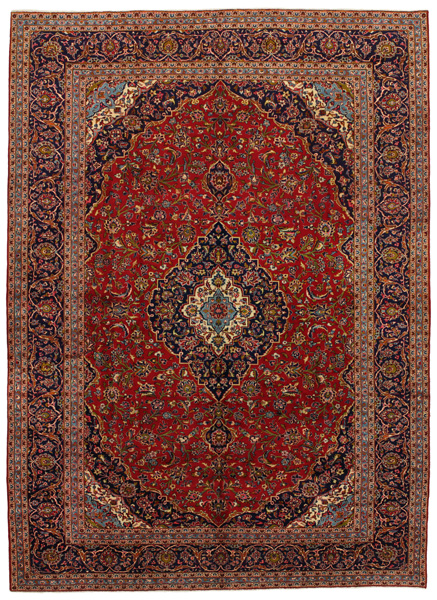 Kashan Persian Carpet 406x288