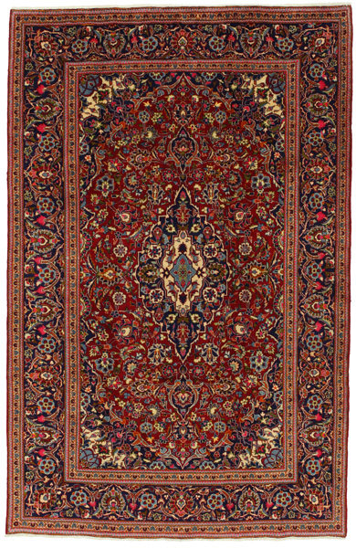 Kashan Persian Carpet 302x194