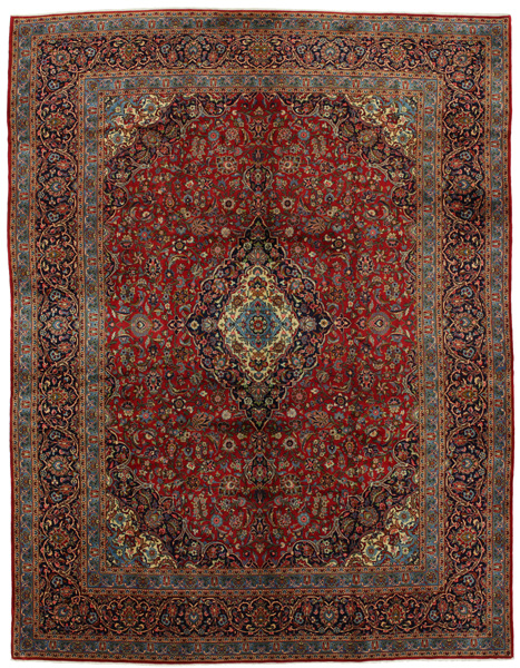 Kashan Persian Carpet 395x300