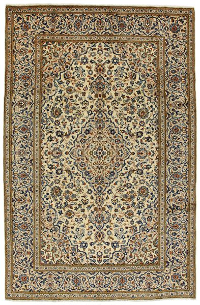 Kashan Persian Carpet 300x195