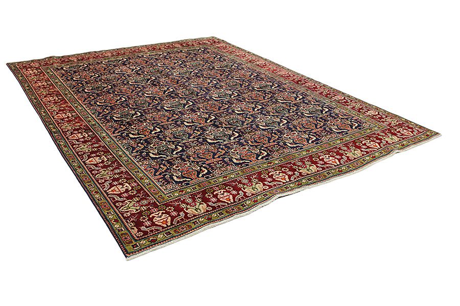 Tabriz - old Persian Carpet 322x253 - Picture 1