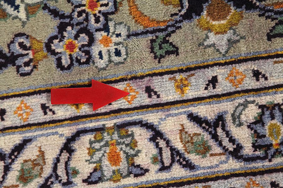 Kashan Persian Carpet 415x303 - Picture 8