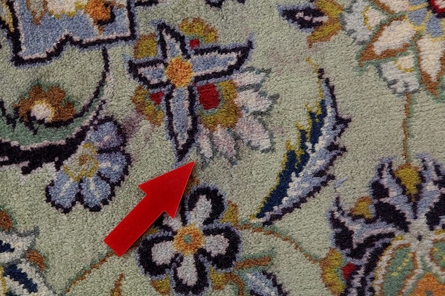 Kashan Persian Carpet 415x303 - Picture 9