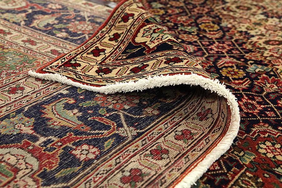 Bijar - Kurdi Persian Carpet 388x300 - Picture 4