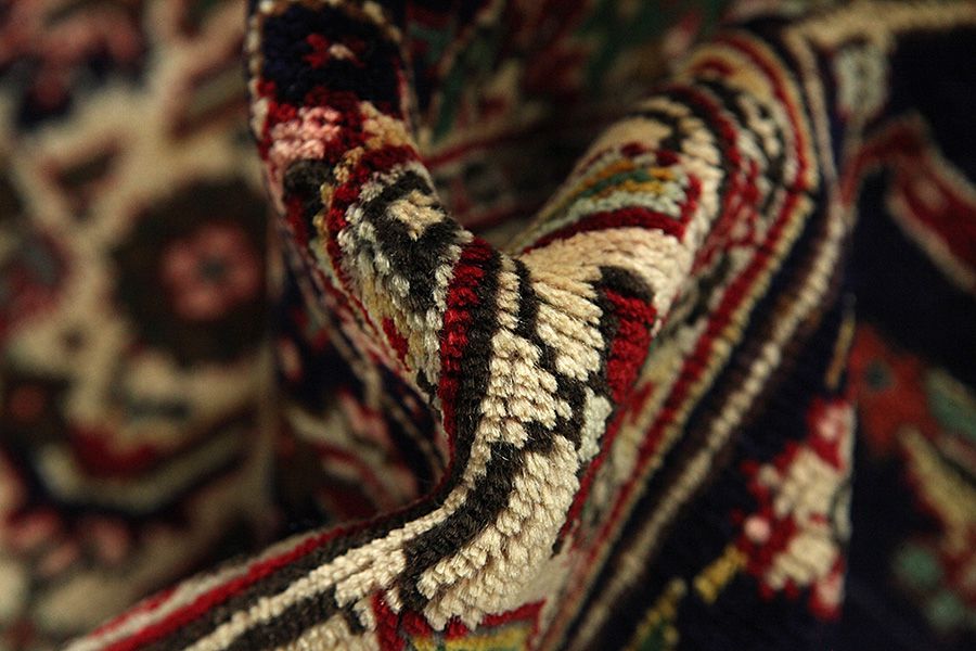 Bijar - Kurdi Persian Carpet 388x300 - Picture 6