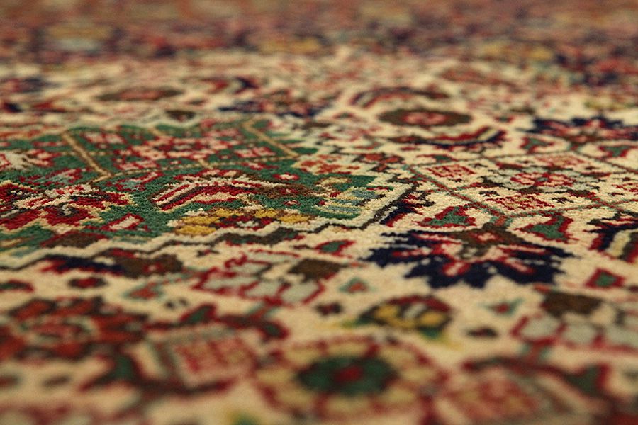 Bijar - Kurdi Persian Carpet 388x300 - Picture 8