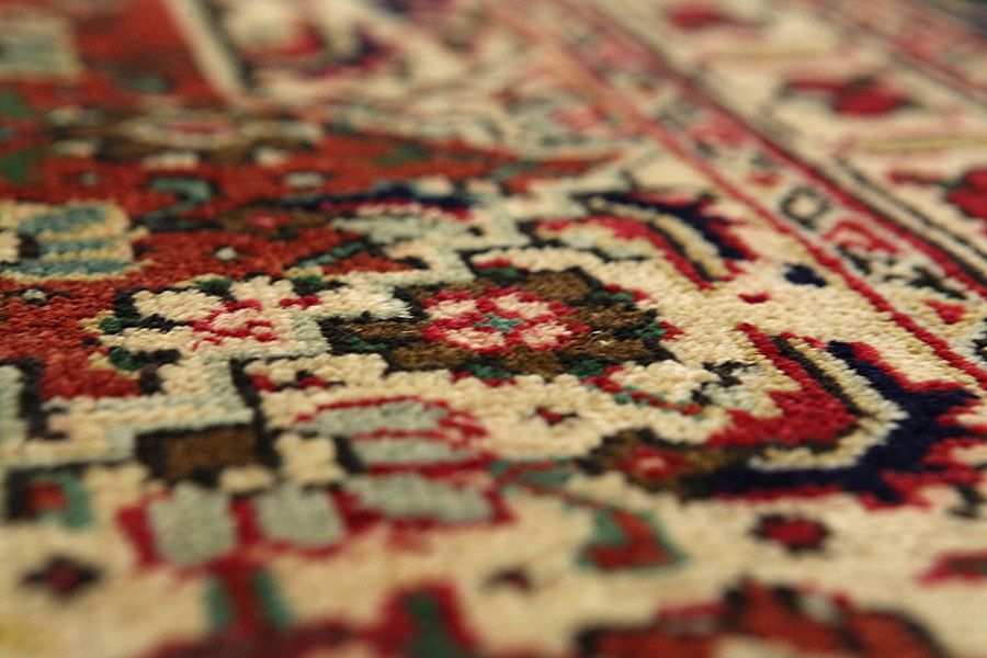 Bijar - Kurdi Persian Carpet 388x300 - Picture 9