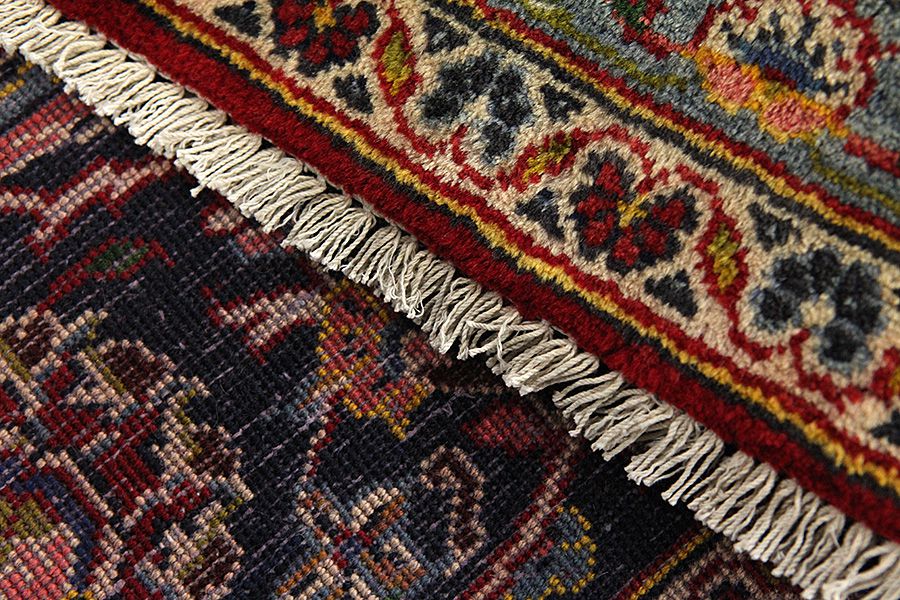 Kashan Persian Carpet 396x295 - Picture 5