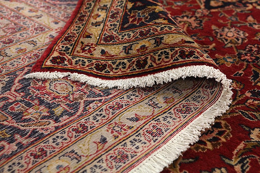 Kashan Persian Carpet 380x250 - Picture 4