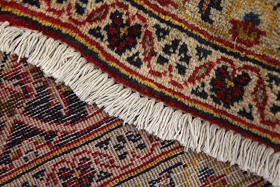 Kashan Persian Carpet 380x250 - Picture 5