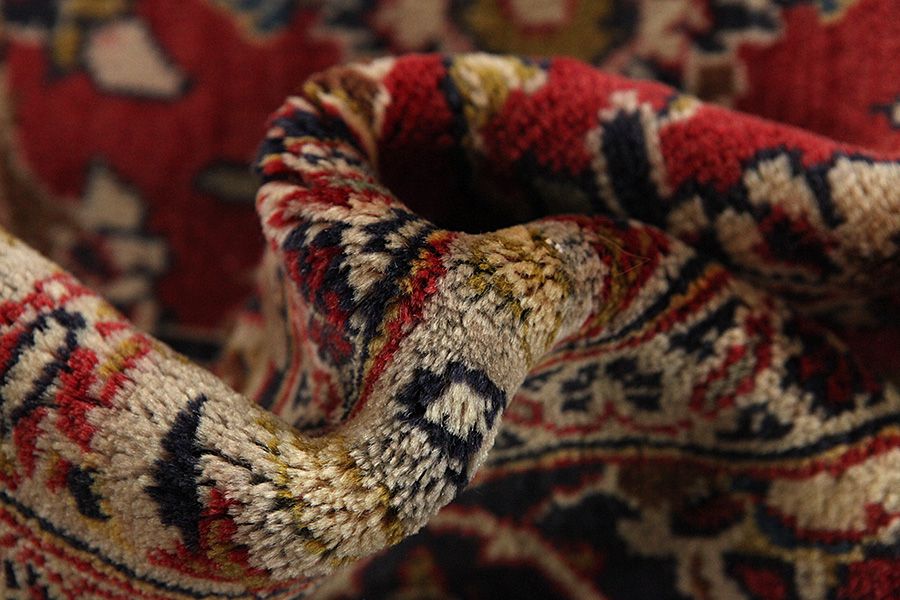 Kashan Persian Carpet 380x250 - Picture 6