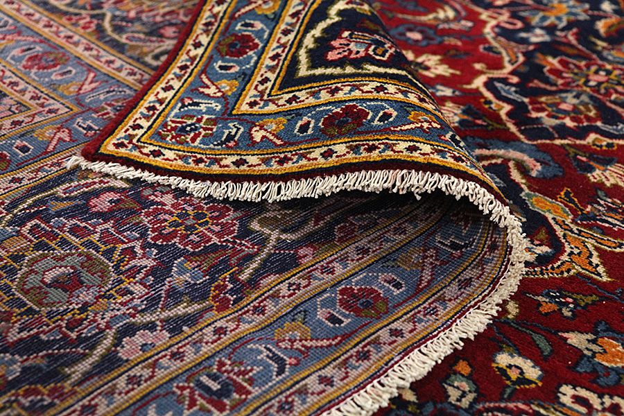 Kashan Persian Carpet 380x266 - Picture 4