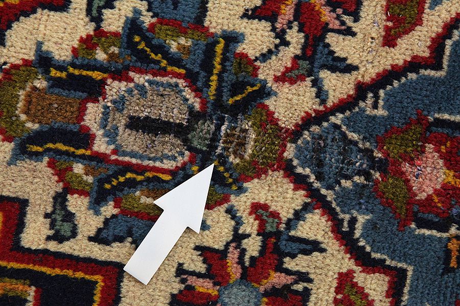 Kashan Persian Carpet 380x266 - Picture 8