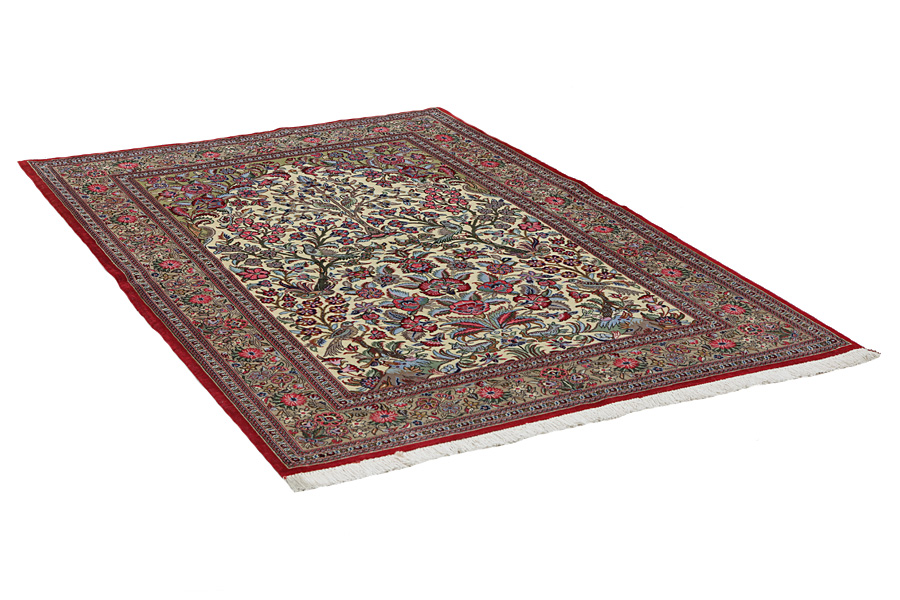Qum Persian Carpet 212x143 - Picture 1