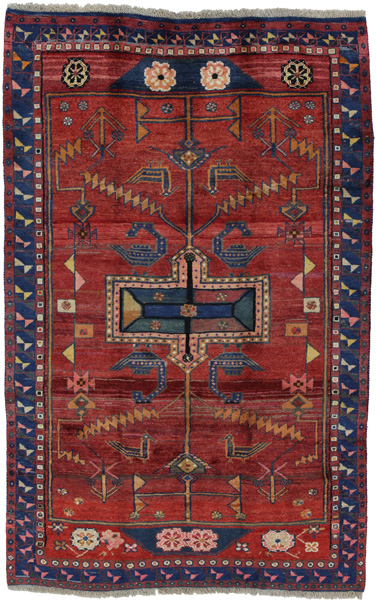 Gabbeh - Qashqai Persian Carpet 247x154