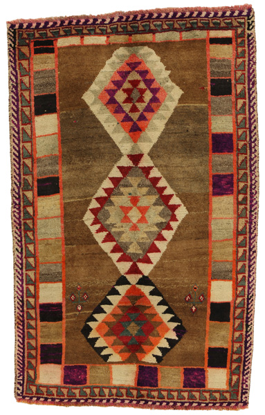 Gabbeh - Qashqai Persian Carpet 175x108
