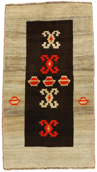 Gabbeh - Qashqai Persian Carpet 185x101