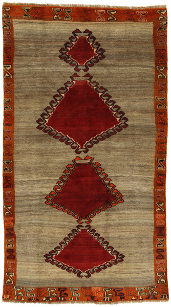 Gabbeh - Qashqai Persian Carpet 254x142