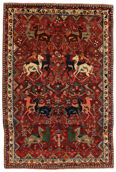 Gabbeh - Qashqai Persian Carpet 295x198