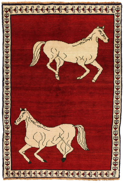 Gabbeh - Qashqai Persian Carpet 188x125