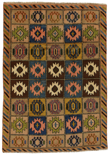 Gabbeh - Bakhtiari Persian Carpet 245x176