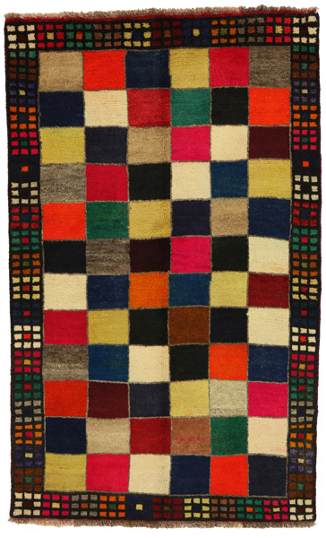Gabbeh - Bakhtiari Persian Carpet 160x99