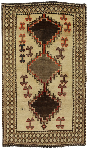 Gabbeh - Qashqai Persian Carpet 204x123