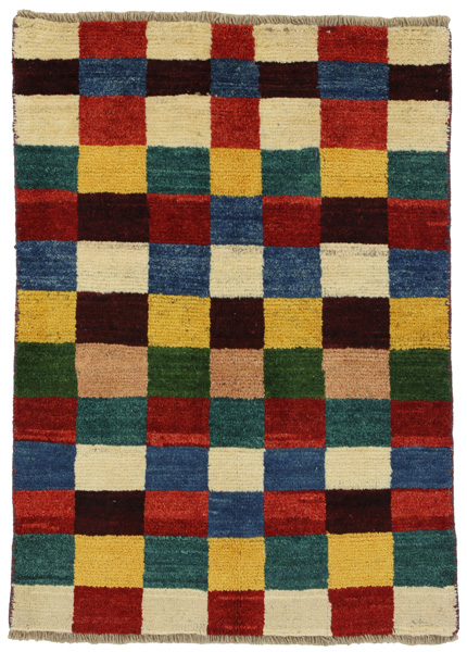 Gabbeh - Bakhtiari Persian Carpet 138x101