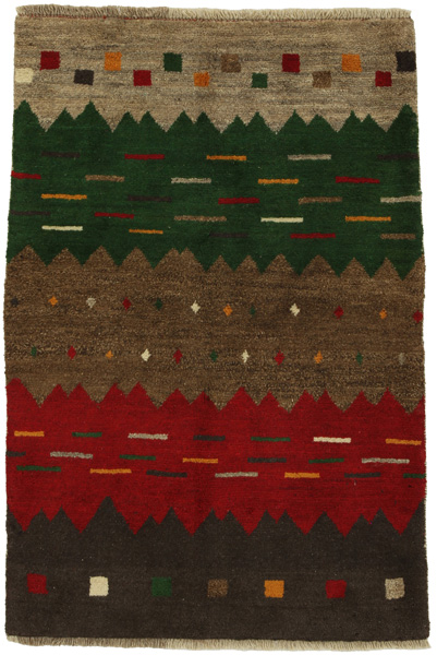 Gabbeh - Qashqai Persian Carpet 150x99