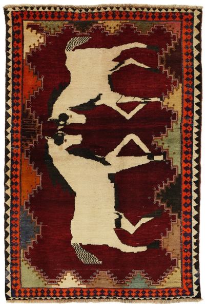 Gabbeh - Qashqai Persian Carpet 178x120