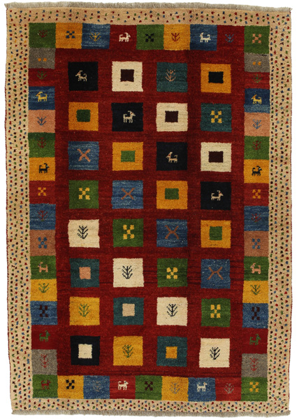 Gabbeh - Bakhtiari Persian Carpet 180x126