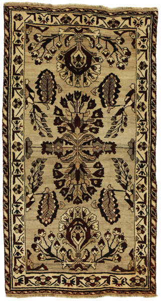 Gabbeh - Qashqai Persian Carpet 224x118