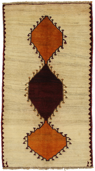Gabbeh - Qashqai Persian Carpet 220x123