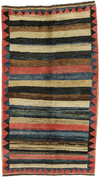 Gabbeh - Qashqai Persian Carpet 196x110