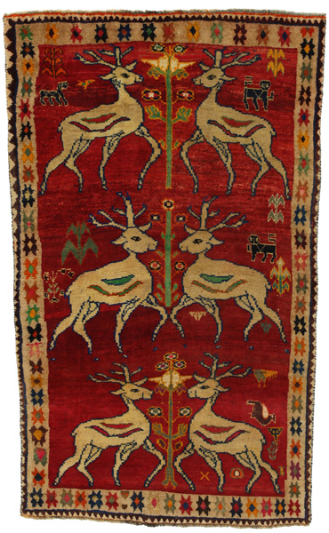 Gabbeh - Qashqai Persian Carpet 198x118