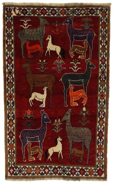 Gabbeh - Qashqai Persian Carpet 200x120