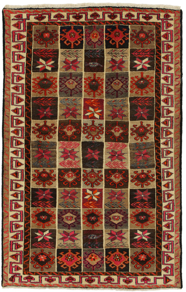 Gabbeh - Bakhtiari Persian Carpet 212x136