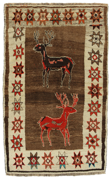 Gabbeh - Qashqai Persian Carpet 191x118