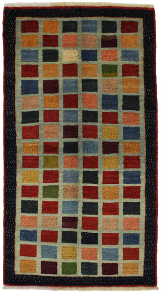 Gabbeh - Bakhtiari Persian Carpet 203x112
