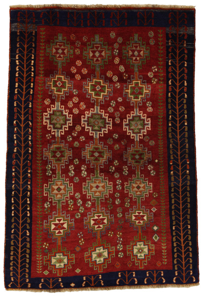 Gabbeh - Qashqai Persian Carpet 204x140