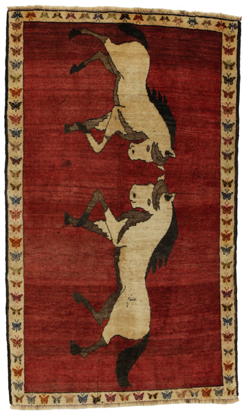 Gabbeh - Qashqai Persian Carpet 174x102