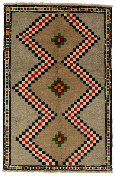 Gabbeh - Qashqai Persian Carpet 163x108